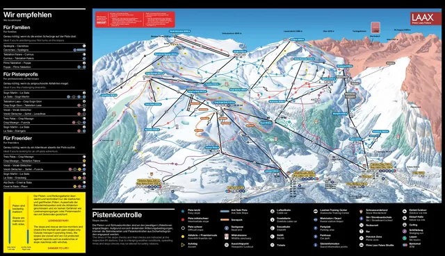 Løypekart LAAX